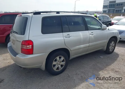 2001 Toyota Highlander from USA, damaged, VIN JTEGD21A210012959